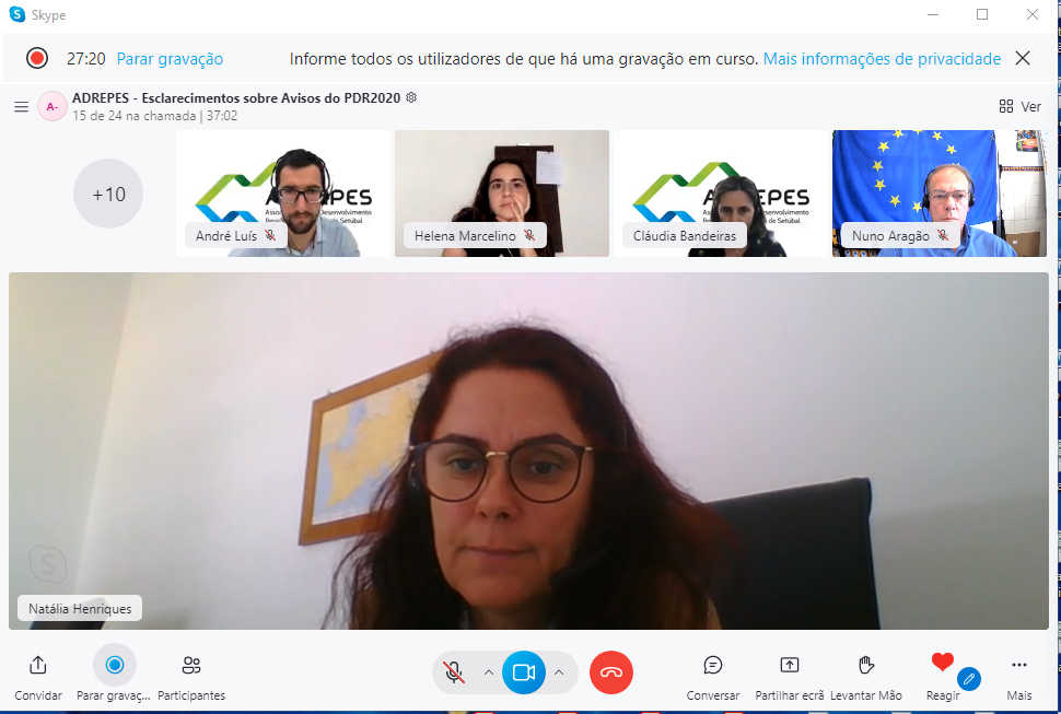 A ADREPES realizou um Webinar sobre os Financiamentos em Curso no âmbito do PDR 2020