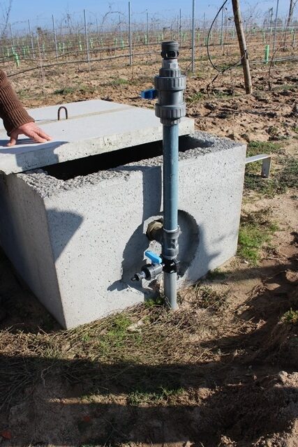 Regularização das disponibilidade hídricas da vinha