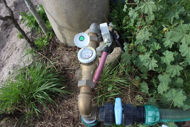 Sistema de rega gota a gota para vinha