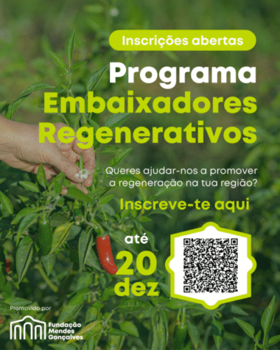 Fundação Mendes Gonçalves abre inscrições para Embaixadores Regenerativos